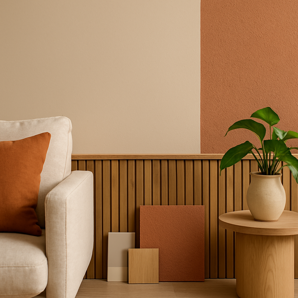 Materialmix Wandgestaltung mit Maler Pfeiffer 7ee7afe0 340b 4284 8748 2bc53fc00c08